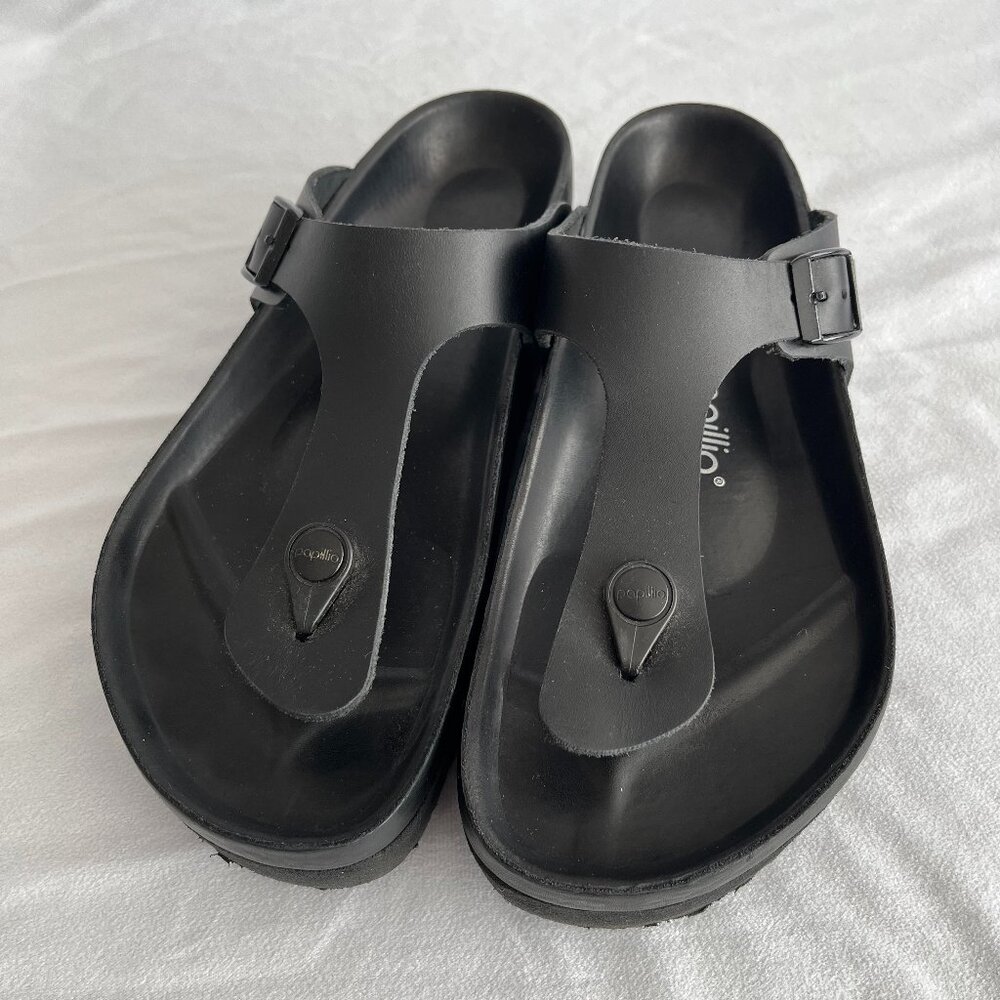 Gizeh Flex Platform | Black Leather | EU 39 / US 8.5 - Picture 3 of 6